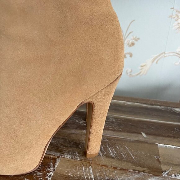 Colin Stuart Removable Faux Fur Ankle Booties Sz 7 1/2 - Picture 9 of 16